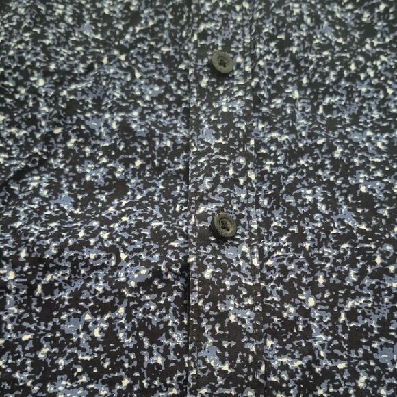 Guess Men's Navy and Black Patterned Shirt - Picture 16 of 16